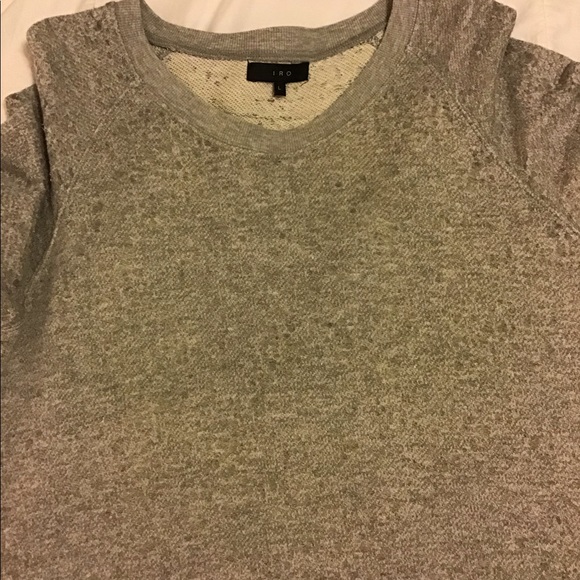 IRO distressed short sleeve sweatshirt - Picture 3 of 4